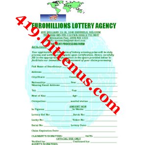 Payment processing form